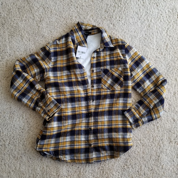 tan flannel jacket